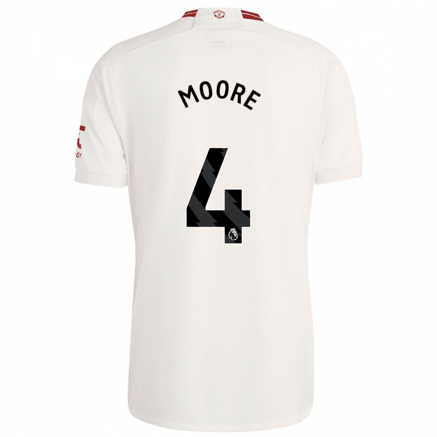 Dámské Jade Moore #4 Bílý Třetí Hráčské Dresy 2023/24 Dres
