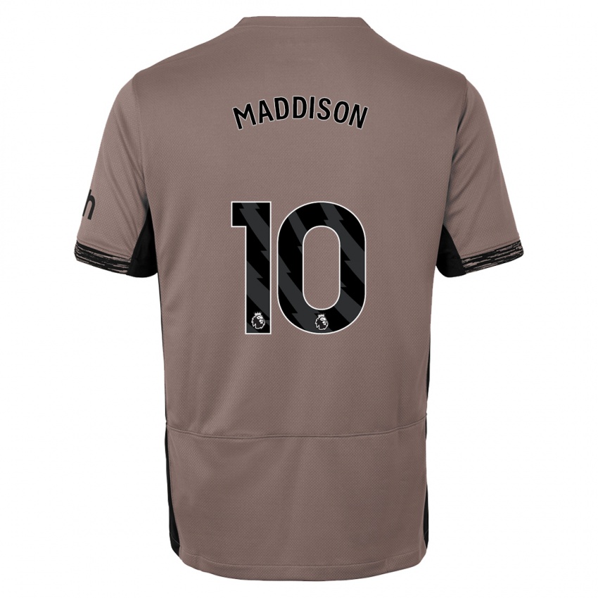 Dámské James Maddison #10 Tmavě Béžová Třetí Hráčské Dresy 2023/24 Dres