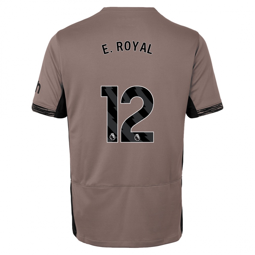Dámské Emerson Royal #12 Tmavě Béžová Třetí Hráčské Dresy 2023/24 Dres