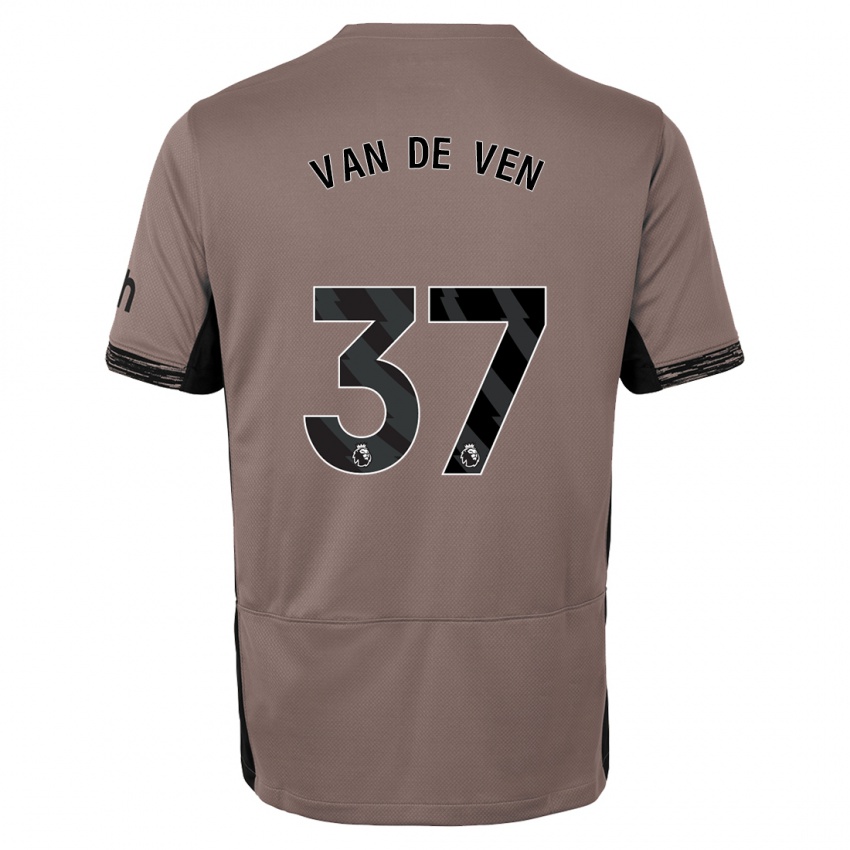 Dámské Micky Van De Ven #37 Tmavě Béžová Třetí Hráčské Dresy 2023/24 Dres