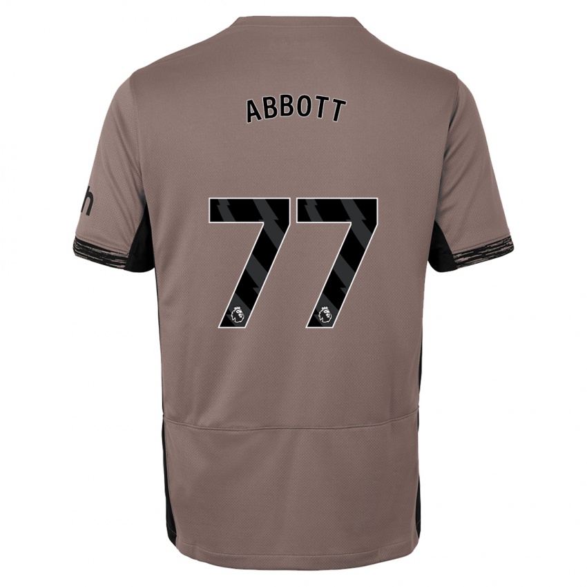 Dámské George Abbott #77 Tmavě Béžová Třetí Hráčské Dresy 2023/24 Dres