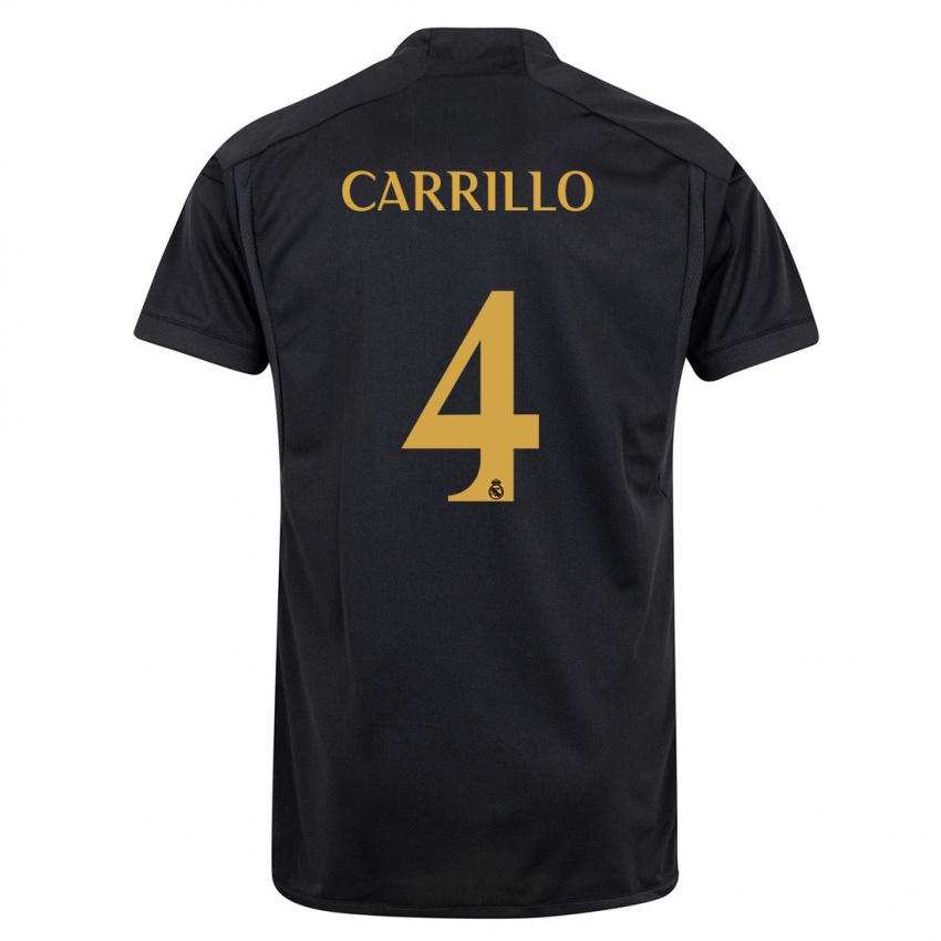 Dámské Alvaro Carrillo #4 Černá Třetí Hráčské Dresy 2023/24 Dres
