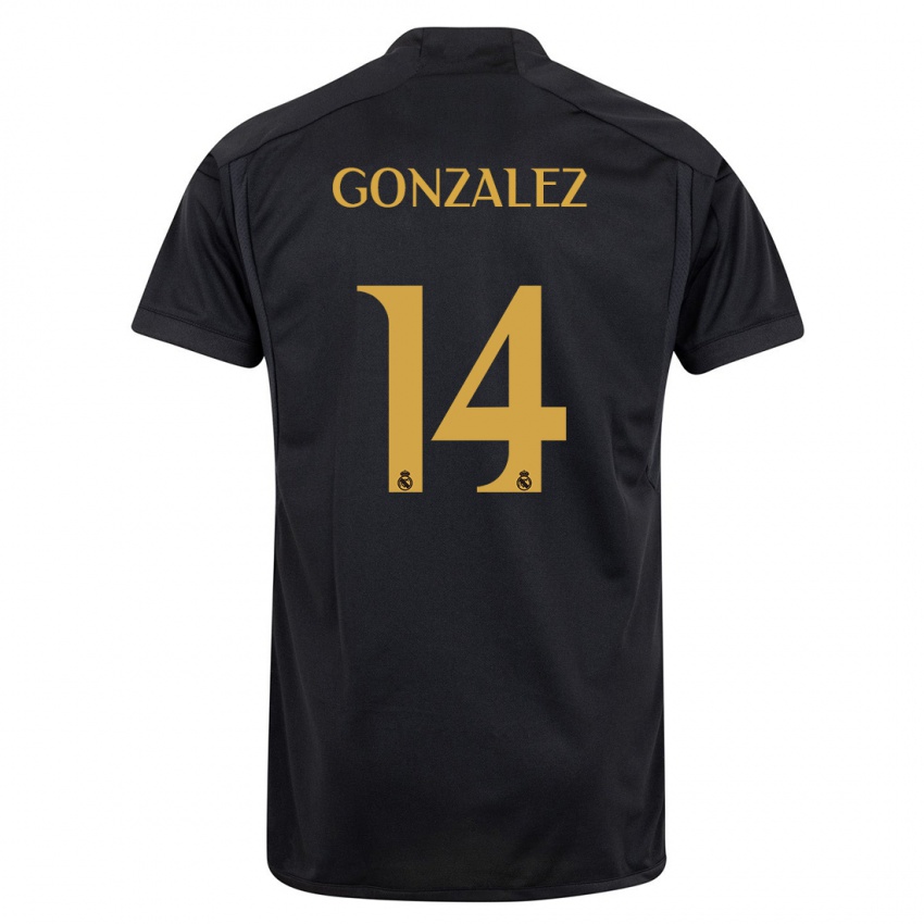 Dámské David Gonzalez #14 Černá Třetí Hráčské Dresy 2023/24 Dres
