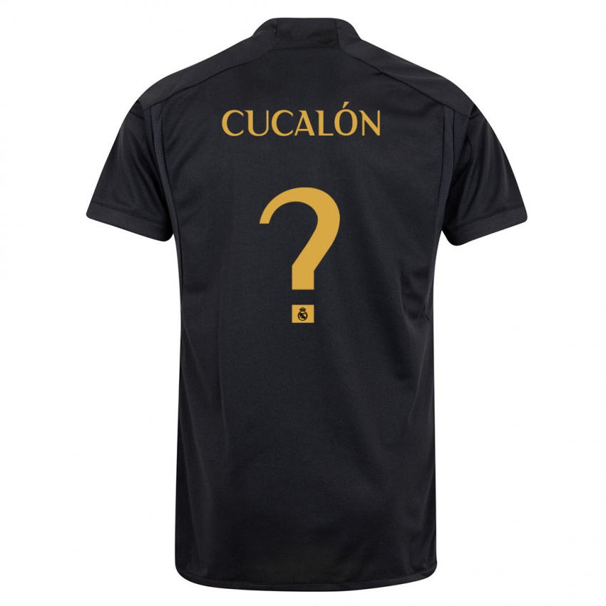 Dámské Marc Cucalón #0 Černá Třetí Hráčské Dresy 2023/24 Dres