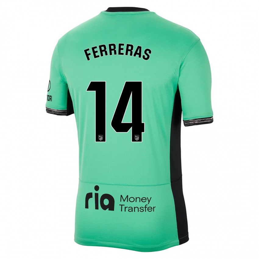 Dámské Adrian Ferreras #14 Jarní Zelená Třetí Hráčské Dresy 2023/24 Dres