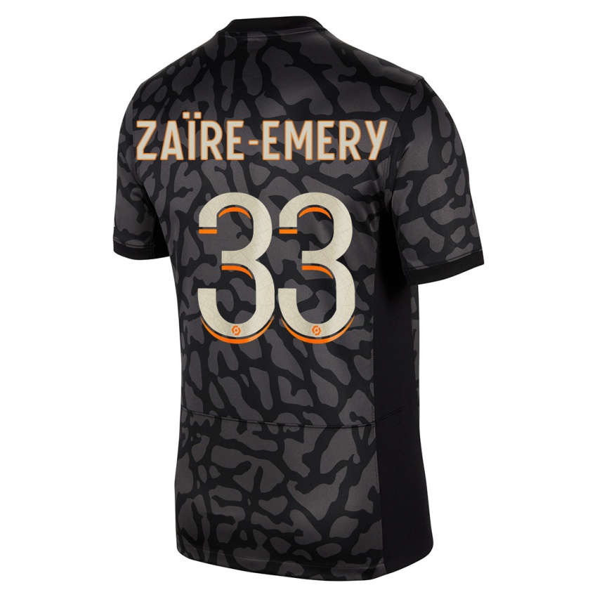 Dámské Warren Zaire Emery #33 Černá Třetí Hráčské Dresy 2023/24 Dres
