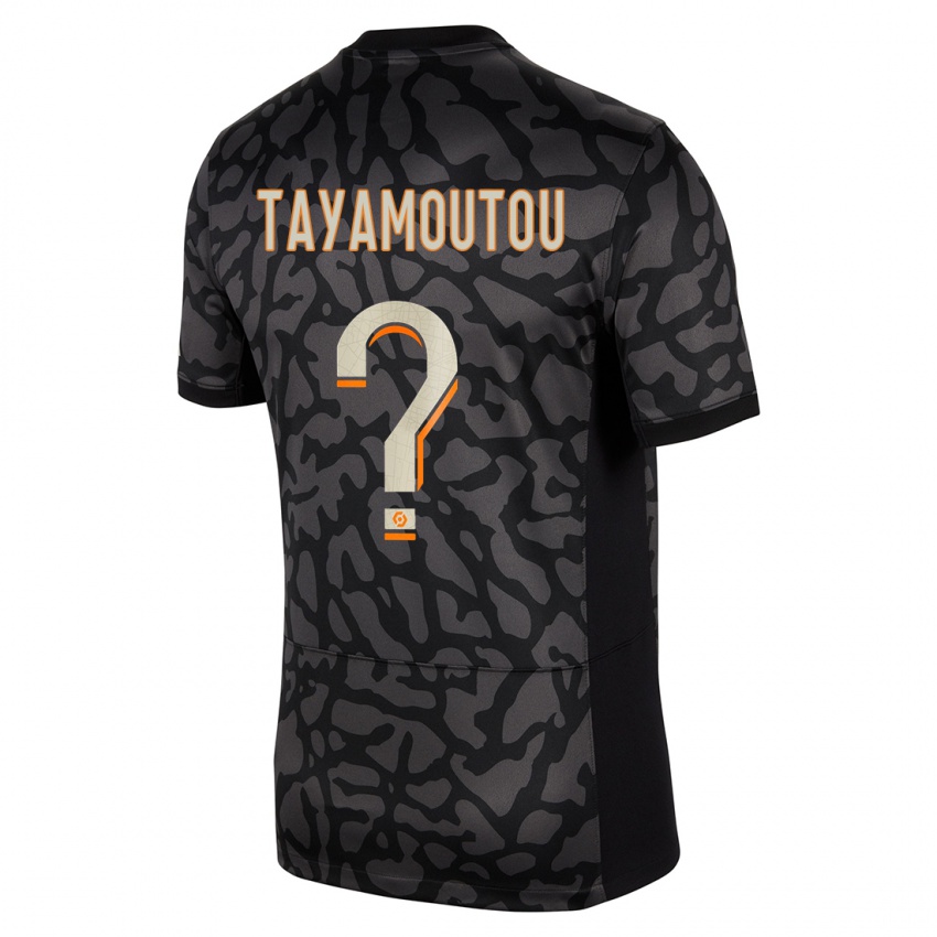 Dámské Enzo Tayamoutou #0 Černá Třetí Hráčské Dresy 2023/24 Dres
